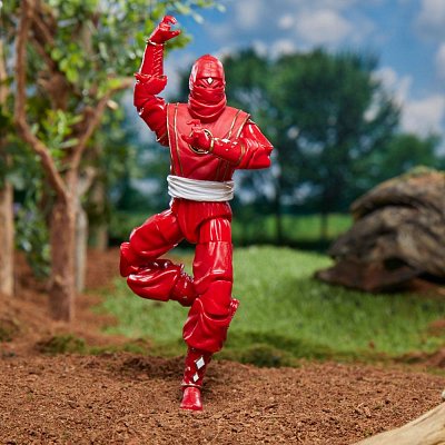 Mighty Morphin Power Rangers Kolekce blesků Akční figurka Ninja Red Ranger 15 cm