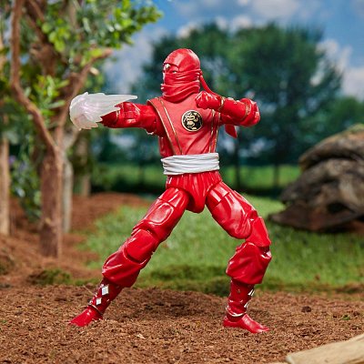 Mighty Morphin Power Rangers Kolekce blesků Akční figurka Ninja Red Ranger 15 cm