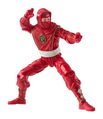 Mighty Morphin Power Rangers Kolekce blesků Akční figurka Ninja Red Ranger 15 cm
