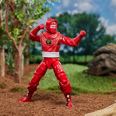 Mighty Morphin Power Rangers Kolekce blesků Akční figurka Ninja Red Ranger 15 cm