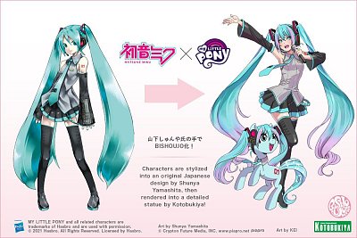 My Little Pony feat. Hatsune Miku Bishoujo PVC socha 1/7 Hatsune Miku Pony 22 cm