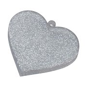 Nendoroid Více Podstavec ve tvaru srdce pro figurky Nendoroid Srdce Silver Glitter Version