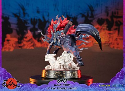 Okami PVC socha Oki (Vlčí forma) 21 cm - Poškozený obal