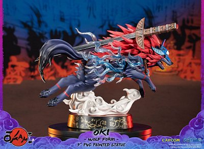 Okami PVC socha Oki (Vlčí forma) 21 cm - Poškozený obal
