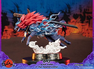 Okami PVC socha Oki (Vlčí forma) 21 cm - Poškozený obal