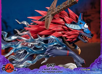 Okami PVC socha Oki (Vlčí forma) 21 cm - Poškozený obal