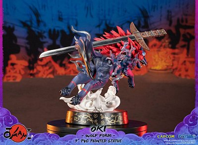 Okami PVC socha Oki (Vlčí forma) 21 cm - Poškozený obal