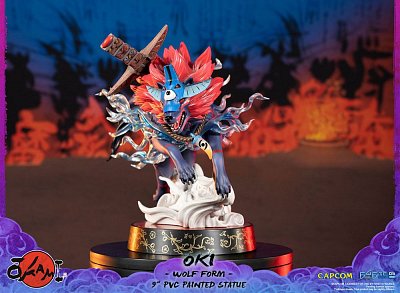 Okami PVC socha Oki (Vlčí forma) 21 cm - Poškozený obal