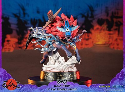 Okami PVC socha Oki (Vlčí forma) 21 cm - Poškozený obal