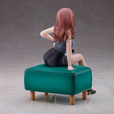 Originální ilustrace PVC Socha Doshima Ilustrace Senior Office Lady With Many Moles 23 cm