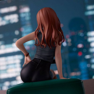 Originální ilustrace PVC Socha Doshima Ilustrace Senior Office Lady With Many Moles 23 cm