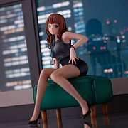 Originální ilustrace PVC Socha Doshima Ilustrace Senior Office Lady With Many Moles 23 cm