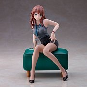 Originální ilustrace PVC Socha Doshima Ilustrace Senior Office Lady With Many Moles 23 cm