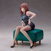 Originální ilustrace PVC Socha Doshima Ilustrace Senior Office Lady With Many Moles 23 cm
