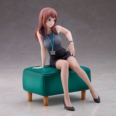 Originální ilustrace PVC Socha Doshima Ilustrace Senior Office Lady With Many Moles 23 cm