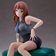 Originální ilustrace PVC Socha Doshima Ilustrace Senior Office Lady With Many Moles 23 cm