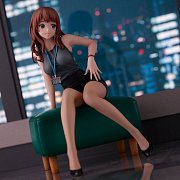 Originální ilustrace PVC Socha Doshima Ilustrace Senior Office Lady With Many Moles 23 cm