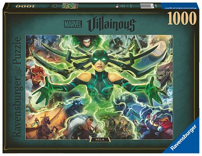 Marvel Villainous Jigsaw Puzzle Hela (1000 dílků) - Vážně poškozený obal