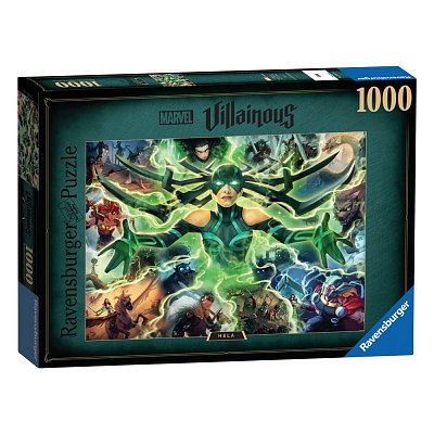 Marvel Villainous Jigsaw Puzzle Hela (1000 dílků) - Vážně poškozený obal