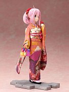 Laid-Back Camp PVC socha 1/7 Nadeshiko Kagamihara Furisode Ver. 21 cm