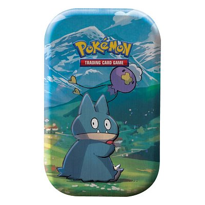 Mini plechový displej Pokémon Sinnoh Stars (10) *německá verze*
