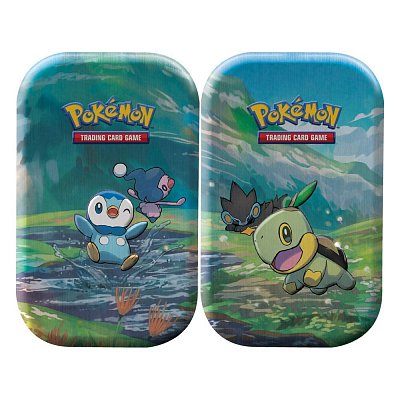 Mini plechový displej Pokémon Sinnoh Stars (10) *německá verze*