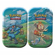 Mini plechový displej Pokémon Sinnoh Stars (10) *německá verze*