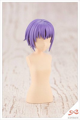 Sousai Shojo Teien Model Kit Accesoory Set 1/10 After School Short Wigs Type A Orange & Purple