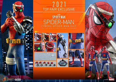 Spider-Man Videogame Masterpiece akční figurka 1/6 Cyborg Spider-Man Suit 2021 Toy Fair Exclusive