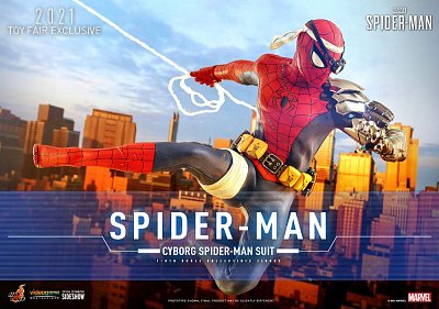 Spider-Man Videogame Masterpiece akční figurka 1/6 Cyborg Spider-Man Suit 2021 Toy Fair Exclusive