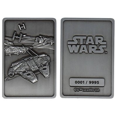 Star Wars Iconic Scene Collection Limitovaná edice Ingot The Millenium Falcon