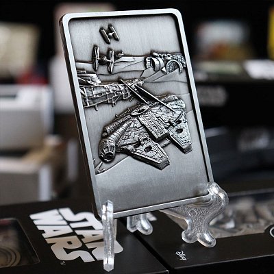 Star Wars Iconic Scene Collection Limitovaná edice Ingot The Millenium Falcon