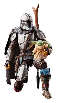 Sběratelské akčné figurky Star Wars The Mandalorian Black Series 2021 Mandalorian & Grogu (Maldo Kreis) 15 cm