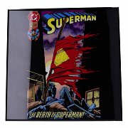 Superman křišťálově čistý obraz Smrt Supermana 32 x 32 cm