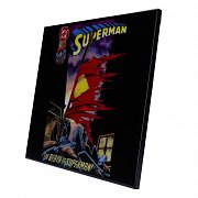 Superman křišťálově čistý obraz Smrt Supermana 32 x 32 cm