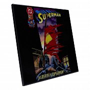 Superman křišťálově čistý obraz Smrt Supermana 32 x 32 cm