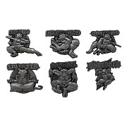 Limitovaná edice odznaku želv Ninja Pin Badge 6-pack