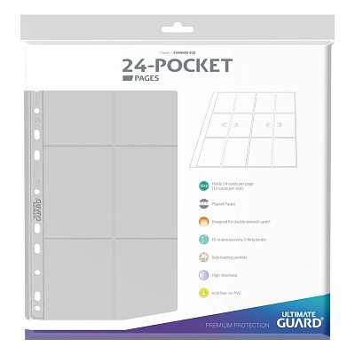 Ultimate Guard 24kapesní stránky se čtyřmi řadami, boční načítání průhledné (10)