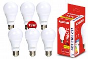 E27 - 6 Stück LED-Lampen KOMA E27 15W, 230V, 1350lm, 20000h, 6500K Kaltweiß