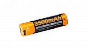 Dobíjecí baterie fenix usb 18650 3500 mah (li-ion)