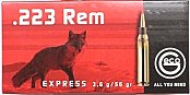 Náboj geco .223 rem. express 3,6g 20 ks