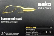 Náboj sako 300 win. mag. hammerhead 14,3g soft point 20 ks