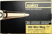 Náboj sako 300 win. mag. superhammerhead 11,7g sp 20 ks