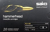 Náboj sako 9,3x62 hammerhead 18,5g 20 ks